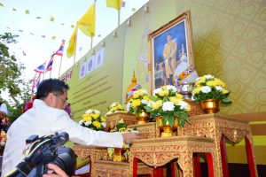 พิธีอัญเชิญและเจริญพระพุทธมนต์สมโภชพระบรมสารีริกธาตุจากประเทศศรีลังกา